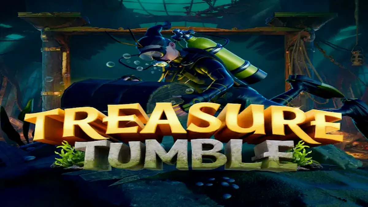 Pemandangan bawah laut dalam permainan slot Treasure Tumble